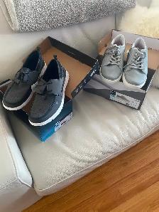 Two new pairs Speedo men's size 13 shoes & 2 pairs water shoes