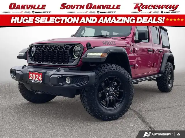 2024 Jeep Wrangler 4DR WILLYS | TUSCADERO PINK | NOT A RENTAL |
