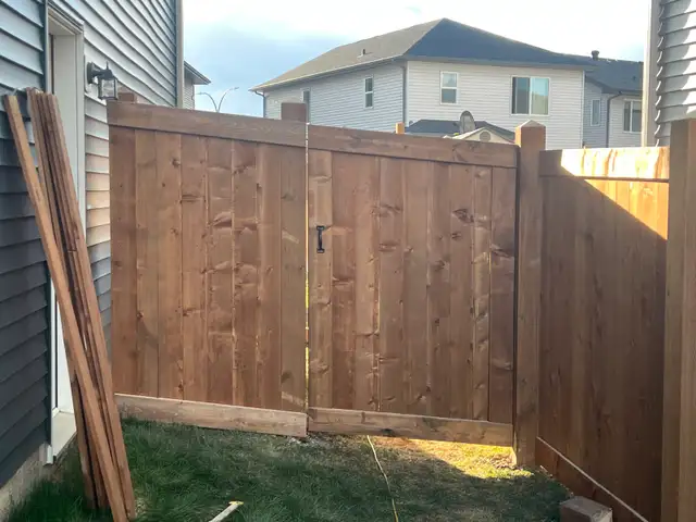 wood fence discount price
