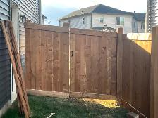 wood fence discount price