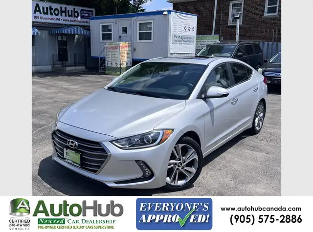 2017 Hyundai Elantra LIMITED-NAV-LEATHER-SUNROOF-HEATED SEATS
