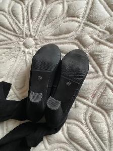 Bottes hautes noires, au-dessus du genou, à mollet larges - Photo 2