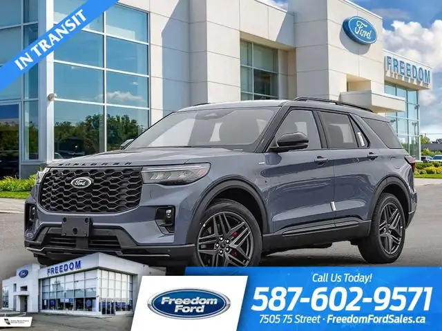 2026 Ford Explorer ST-Line | Premium Pkg | Rear Cam | Parking