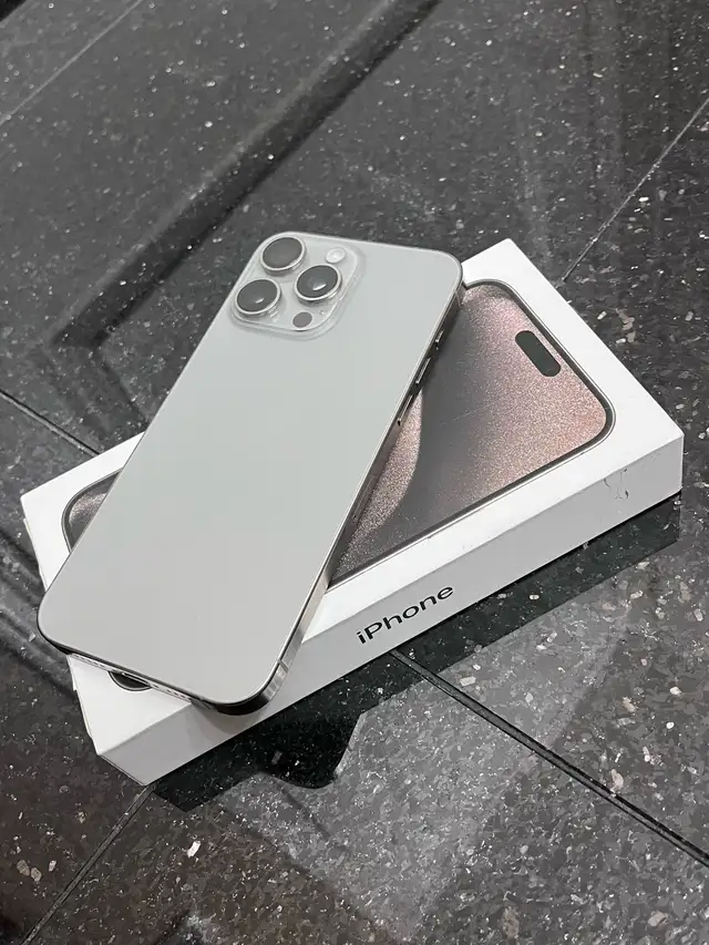 Wow! iPhone 15 Pro Max 512GB  Titanium. Free Delivery.