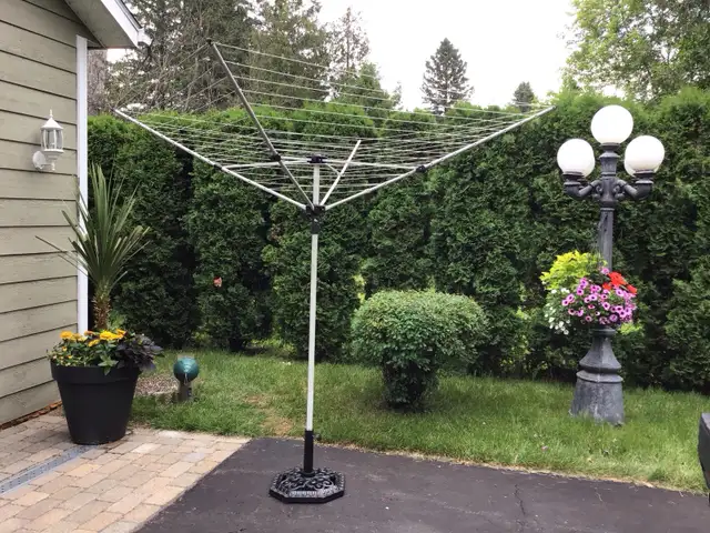 sèche vêtements (style parapluie