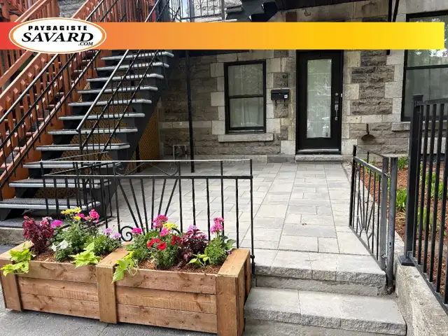 INSTALLATION & RÉPARATION PAVÉ UNIS MONTRÉAL