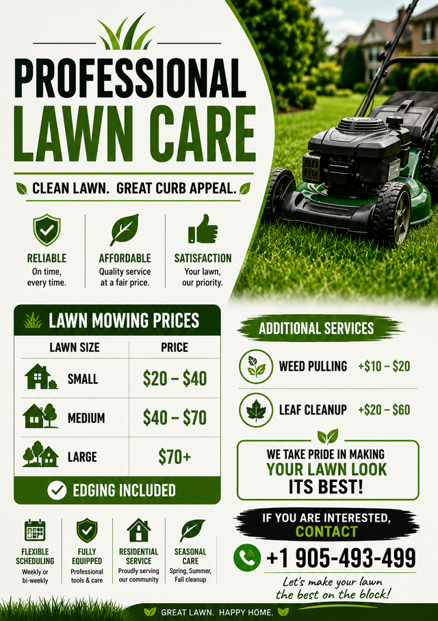 Lawnmowing Services