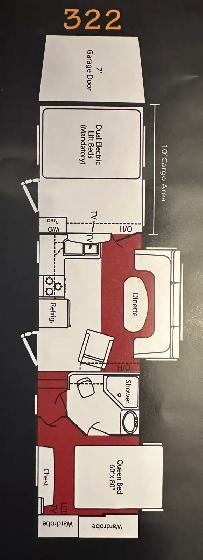 2011 Keystone Fuzion FZ322 Toy Hauler 5th Wheel 35’ - Photo 8