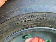 Yamaha 350 Banshee Front Wheels And Tires Set 21x7.00-10 - Photo 2