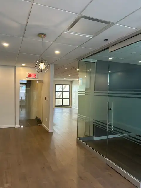 Commercial renovated office space for rent facing metro station