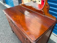 Solid Wood Dresser with Mirror - Photo 4