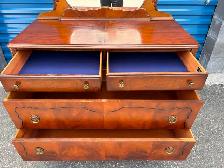 Solid Wood Dresser with Mirror - Photo 6