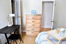 Private room with private bathroom and direct outside access
