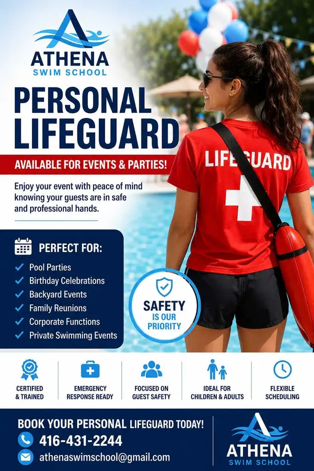 Certified Lifeguard for Hire