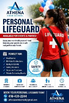 Certified Lifeguard for Hire