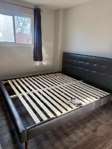 Bed Set: Kingsdown Mattress   Leather Frame. Now $599 for both - Photo 4