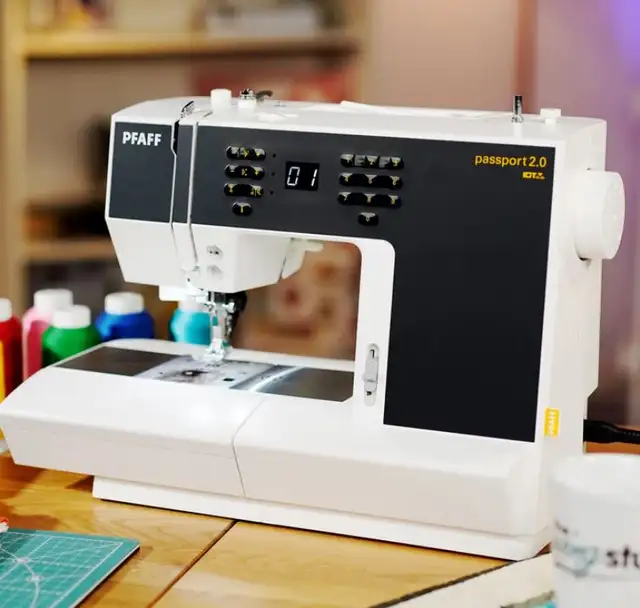 Pfaff Sewing Machine, table and chair