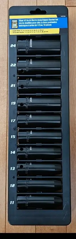 Impact socket set