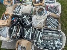 Extensive Assortment of Large Bolts, Nuts & Washers - Photo 3