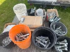 Extensive Assortment of Large Bolts, Nuts & Washers - Photo 4