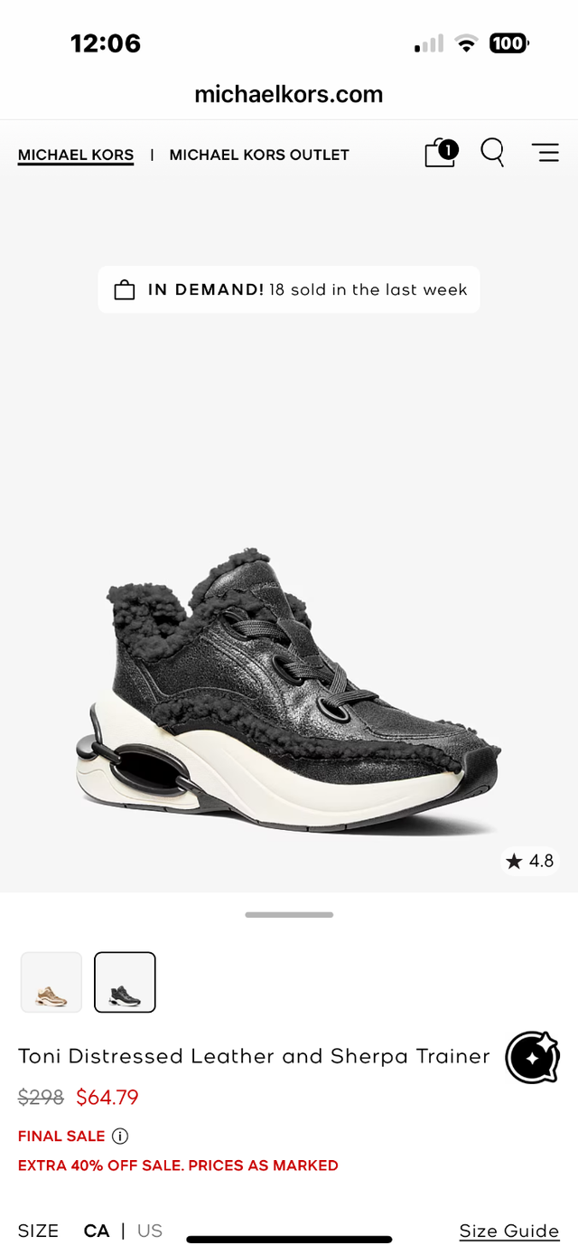 MICHAEL KORS  TONI TRAINER