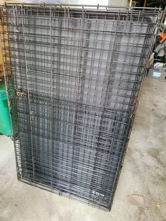 Foldable dog crate