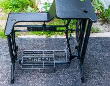 Singer Cast Iron Treddle Sewing Table