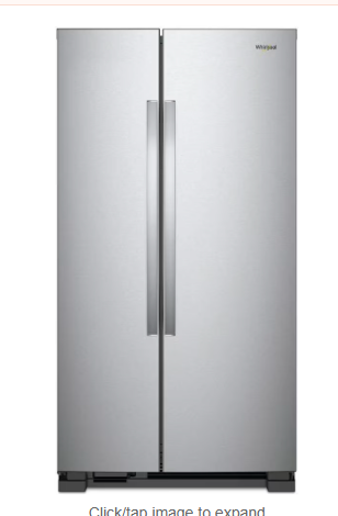 Whirlpool 33' 22 Cu. Ft. Side-by-Side Refrigerator