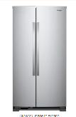 Whirlpool 33' 22 Cu. Ft. Side-by-Side Refrigerator