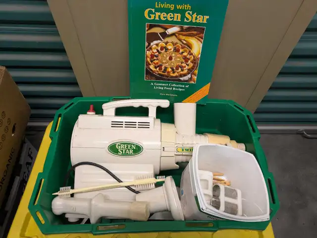 greenstar juicer and cook book