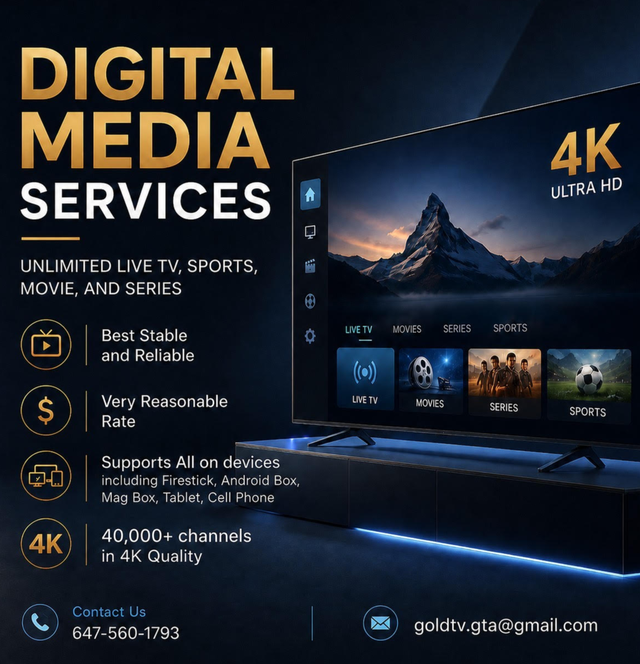 Live 4k stable subscription - Smooth tv