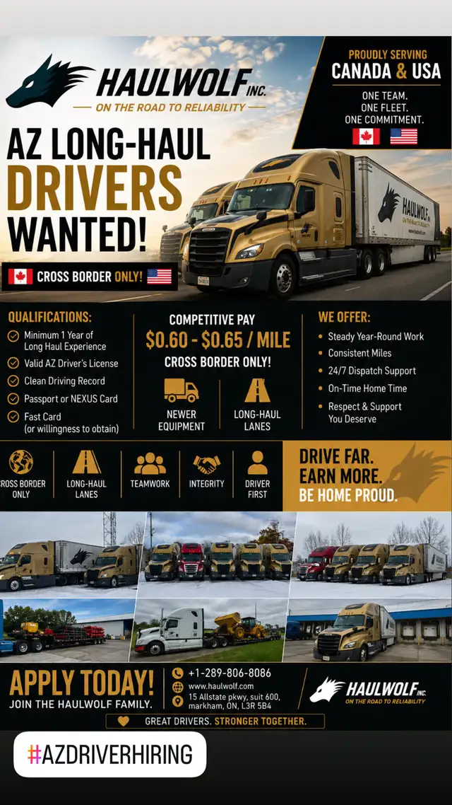 Az Long-Haul Driver
