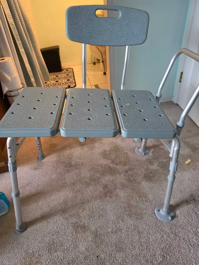 Transfer Bench with Backrest