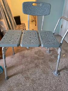 Transfer Bench with Backrest