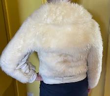 Fur bomber jacket - Photo 2