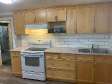 Available immediately one bedroom basement suite,
