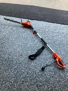 6.4 ft to 8.2 ft corded pole hedge trimmer - Photo 2