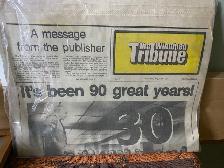 LAST EDITION OF THE WINNIPEG TRIBUNE And OTHER COLLECTABLES.