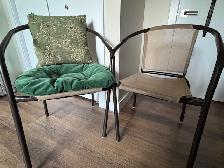 2 MATCHING .PATIO CHAIRS - SEE PHOTOS