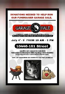 Castaway animal rescue annual garage sale