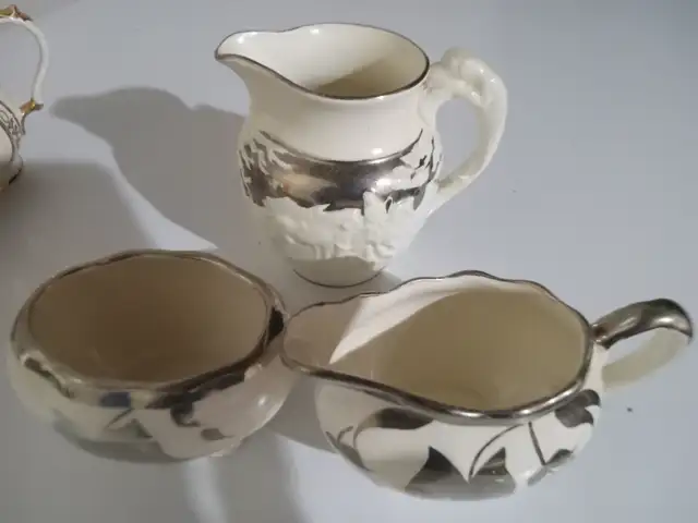 CREAM AND SUGAR SETS MADE IN ENGLAND