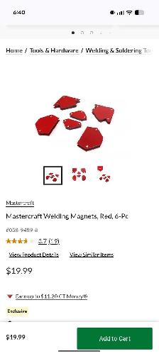Mastercraft welding magnets - Photo 2