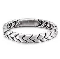 Pick up yes New 11mm 8.5'' 91g Bracelet Stainless Steel 316L Tre