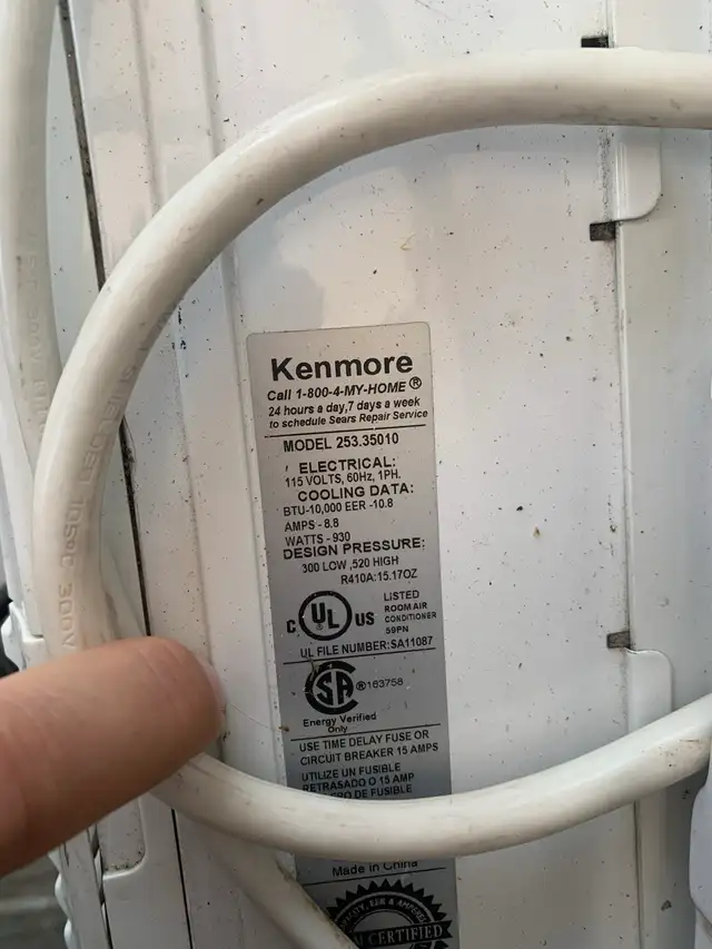 air Clim 60$ 10 000btu