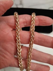 SALE Pick up yes NOT SOLID New 14k Gold Filled FRANCO Chain 42g