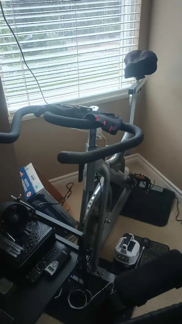 Spinning bike.