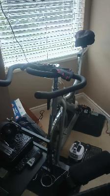 Spinning bike.