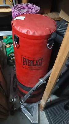 Boxing bag.