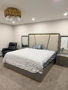 Premium King Bedroom Set   Sleepwell Mattress
