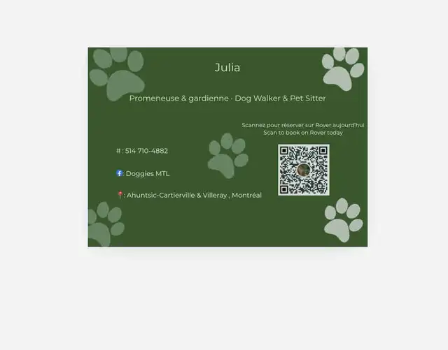 PROMENEUSE DE CHIENS/ DOG WALKER - AHUNTSIC-VILLERAY